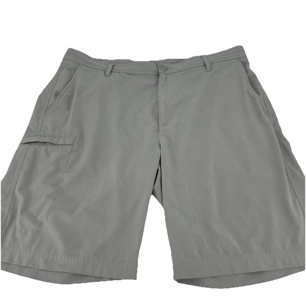 Columbia PFG‎ Mens Gray Performance Fishing Gear Shorts Size 36 Utility Outdoor